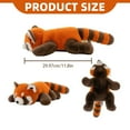thumbnail image 2 of JSCDRPDWL Red Panda Weighted Stuffed Animals 11.8 Inch Red Panda Plush Toy Doll,Stuffed Red Panda Plush Pillow Cute Weighted Red Panda Plushies Toys for Kids Boys Girls Birthday Gift, 2 of 9