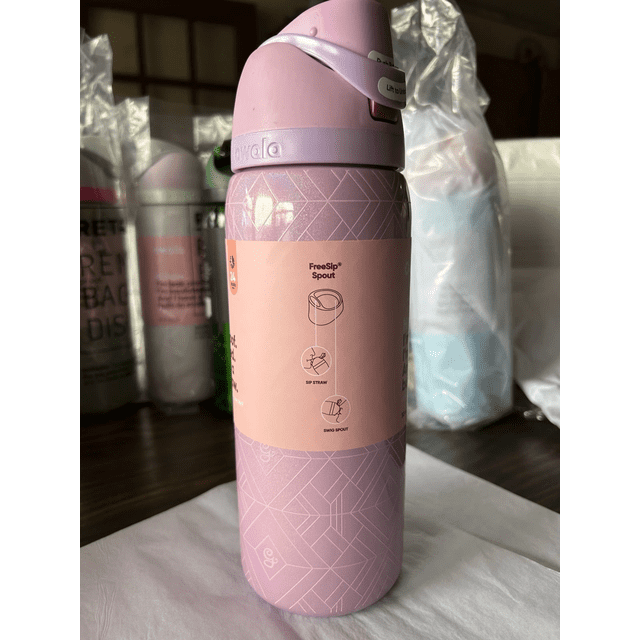 Wicked FreeSip Bouteille d'Eau en Acier Inoxydable Isolée 24 oz, Glinda (Rose)