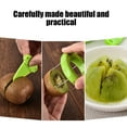 thumbnail image 4 of Snmubt Kiwis Splitter Kiwis Cutting Peeling Cutter Fruit Coring Scoopers Kitchen Gadgets Suitable for Daily Use In The Kitchen (Green, Plastic), 4 of 6