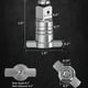 thumbnail image 4 of 2Pc Compatible Impact Driver Anvil Assembly in Drill Head Housing,1/2' Square Drive to 1/4' Hex Female Socket Adapter, 4 of 5