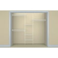 thumbnail image 4 of ClosetMaid 5636 Closet Super-Slide Organizer Kit Steel White Vinyl-Coated, 4 of 5
