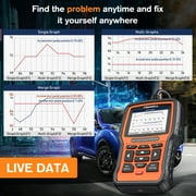 Foxwell NT510 Elite Car Scanner Bidirectional Control Test Diagnostic Tool OBDII Code Reader OBD2 Scanner Full System Full Maintenance Reset Automotive Scanner for All Cars EOBD OBD Scanner,Benz