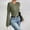 Army Green, variant on Njoeus Long Sleeve Shirts for Women, Women's Casual Bell Long Sleeve Ribbed T-Shirt Knit Sweater Round Neck Ladies Basic Tops Blouse