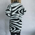 thumbnail image 5 of Ailaofu Women’s Mock Neck Sweater,Zebra Print Top,Knit Pullover Sweater Long Sleeve for Women Trendy 2025, 5 of 5