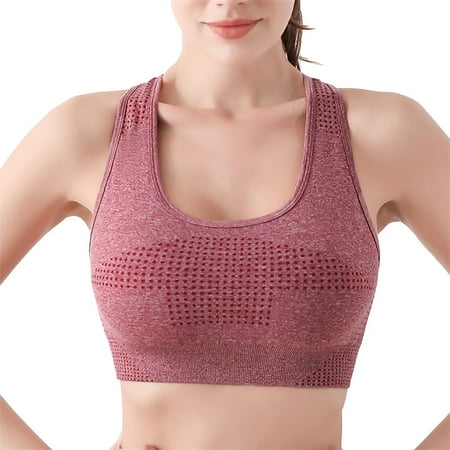 XFLWAM Sports Bras for Women High Support No Underwire Bralette Full Coverage Bra Workout High Impact for Running Underwear
