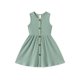 thumbnail image 1 of Vestido para Bebé PATPAT de Algodón Acanalado Verde 6-9 Meses, 1 of 9