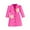 K-Pink, variant on Ulitacool Spring Coats For Girls Long Sleeve Stylish Girls With Floral Embroidery Peplum Lapel Jacket Big Kid Formal Wear And Party Dress Cute Playsuit Black 2-3 Years