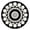 Black White Tie, variant on Colorful Tie Dye Mandala Pattern Round Fitted Tablecloth with Elastic Edge,Dining Table Cover Waterproof,Outdoor Round Tablecloth for Camping,Dining,Indoor and Outdoor