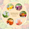thumbnail image 3 of serony Juicer Attachment Accessories Reusable Juice Extractor Spare Parts Fruit Vegetable Food Grinder Kitchen Tools Stainless Steel Black, 3 of 8