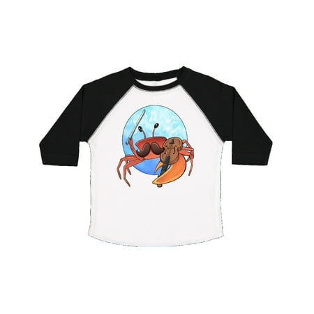 

Inktastic Fun Fiddler Crab with Violin and Mustache Gift Toddler Boy or Toddler Girl T-Shirt