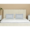 thumbnail image 7 of REGALWOVEN Pillow Cases Set of 2, Soft Satin Polyester Cooling Pillow Covers with Envelope Closure Gray White Queen, 7 of 7
