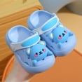 thumbnail image 7 of KPOPLK Kids Clouds Sandals Boys Toddler Sandals Slides Clouds Slippers Summer Shower Beach Pool Slip on Water Shoes Size 8.5,Light Blue, 7 of 7