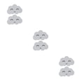 thumbnail image 4 of Guardoinrt 2pcs Cute Smiling Clouds For Decorative Wall Stickers Cloud Wall Boards ABS 3d Wall Board Easy To Install type 1 3Set, 4 of 6