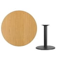 thumbnail image 3 of Flash Furniture 42'' Round Natural Laminate Table Top with 24'' Round Table Height Base, 3 of 3