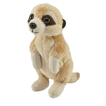 Wild Republic Pocketkins Eco Meerkat Stuffed Animal, 5 Inches