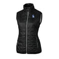 thumbnail image 2 of Women's Cutter & Buck  Black Duke Blue Devils Rainier PrimaLoft- Eco Insulated Full-Zip Puffer Vest, 2 of 3