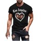 thumbnail image 5 of Tops para hombre, blusas y camisas de manga corta con cuello redondo para hombre, jersey informal con cuello redondo estampado para hombre, pantalones cortos deportivos para fitness, blusa de poliéste, 5 of 5