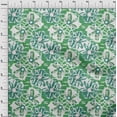 thumbnail image 4 of oneOone Georgette Viscose Green Fabric Abstract Diy Clothing Quilting Fabric Print Fabric By Yard 42 Inch Wide, 4 of 5