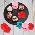 thumbnail image 4 of Moldes para cupcakes reutilizables, resistentes al calor, aptos para microondas y lavavajillas, moldes para tartas de cumpleaños, moldes antiadherentes para cupcakes, silicona de calidad alimentaria,, 4 of 5