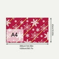 thumbnail image 5 of Dserfhy 1 Rolls Double-Sided Christmas Gift Wrap Paper Large Wrapping Paper with Tree Snowflake Reindeer Patterns Holiday Gift Packaging Supplies, 5 of 7