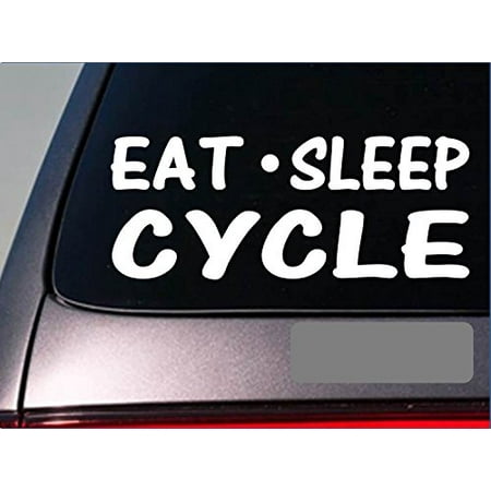 Eat Sleep Cycle Sticker *G844* 8