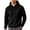 Black, variant on RQYYD Mens Hoodies Pullover Casaul Long Sleeve Drawstring Waffle Knit Hooded Sweatshirt with Kangro Pocket 2024