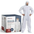 thumbnail image 1 of Overoles desechables para materiales peligrosos de Medical Nation, paquete de 25 unidades, XL, 1 of 8