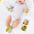 thumbnail image 1 of Hand Feet Rattle, Exquisite Cute Funny Wrist Rattle Socks Set  for Home for Infant Type 1,Type 2,Type 3, 1 of 7