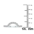 thumbnail image 5 of SZUL Women's 5/8 Carat TW Lab Grown Diamond Wedding Band in 14K White Gold, 5 of 6