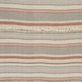 thumbnail image 7 of LR Home Orange/Ivory Striped Lightweight Cotton Adult Throw Blanket, 50" x 60", 7 of 7