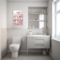 thumbnail image 2 of ZHONGYUTONG Bathroom Decor Wall Art Farmhouse Canvas Country Dragonfly Flower Pictures Rustic Relax Painting for Toilet Decor Framed (12.00" x 18.00"), 2 of 5