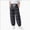 A35-Black, variant on 1-2T Toddler Boys Girls Plaid Jogger Pants, Kids Drawstring Elastic Waist Retro Lantern Trousers with Side Pockets, Loose Casual Bottoms for 6-24 Months 2T 3T 4T 5T 6T 7T 8T Children,Black