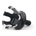 thumbnail image 4 of NS Imperial Crown Style Rear Seat Bolt Tab Screw Mount Black+White Fit Harley 996+, 4 of 6