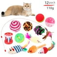 thumbnail image 1 of Summary Pet Cat Toy Set 21 Pcts Cat Channel Funnies Stick Plush Mouse Amazon Combination Toy, 1 of 7
