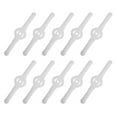 thumbnail image 2 of Mosiee 10× Plastic Blade Set Cutter Replacement Accessories For Grass Trimmer Strimmer, 2 of 9