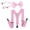 Light Pink, variant on Y-shapedTie Set for Children 1 PC Bow Ties Pre-Tied Adjustable & 1 PC Classic Formal Bow Tie Two-piece Dress-up Outfit Blue One Size