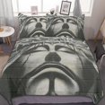 thumbnail image 1 of HAHDAXIA Street Graffiti Bedding Solid Comforter Set for All Seasons 3 Pieces(1 Comforter+2 Pillowcases) Soft Microfiber Bedding Set Queen(90"x90"), 1 of 7