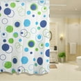 thumbnail image 2 of 70.8"x78.7" PEVA Shower Curtain Liner Waterproof Plastic Shower Liner Light Weight Shower Curtains for Bathroom D, 2 of 5