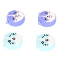 thumbnail image 4 of Funda para joystick que evita resbalones, bonita funda de silicona con forma de gato y perro para el pulgar para Switch para Switch Lite, 4 unidades, 4 of 9