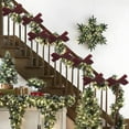 thumbnail image 4 of Christmas Tree Decorations Window Christmas Decorations Velvet Bow Christmas Tree Decoration Window Holiday Accent, 4 of 6