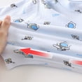 thumbnail image 6 of TOWED22 Toddler Baby Boy Sweatshirt Outfit Print Long Sleeve Shirt Jogger Pants Fall Outfits Winter Clothes Set Size:5-6 Y,Color:Blue, 6 of 8