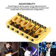 thumbnail image 4 of Electric Guitar Hardtail Fixed Bridge,Electric Guitar Fixed Bridge For 6 String Electric Guitar, 4 of 8
