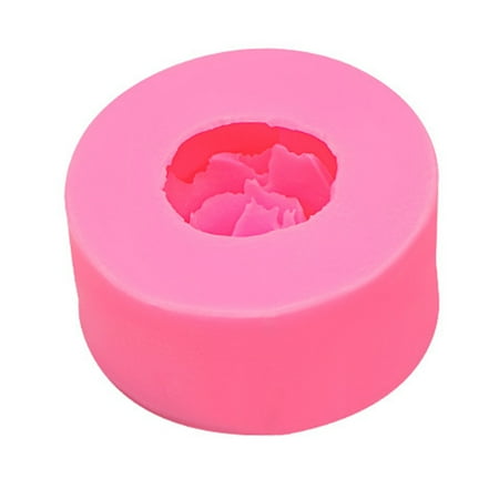 

JULYING Rose Flower Shape Silicone Fondant Moulds Reusable 3D Baking Mold for Baking Chocolate Mousse Cake Candy Candle Ice Cube