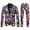Grey, variant on Mardi Gras Outfits Mens And Gold Carnival Suit All Print And Pants Two Piece Set Casual Vacation Clothes For Holiday Carnival Festival Outfit Grey XXXL