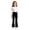 01_Black, variant on Bmisegm Girls Pants High Waist Lightweight Knit Yoga Trousers for Play and Everyday Comfort with Soft Breathable Workout Pants,02_Pink,3-4 Years