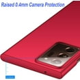 thumbnail image 3 of Case for Samsung Galaxy Note 20 Phone Case Protective Slim [Defend from Scratch/Slip/Drop/Fingerprint] Matte PC Hard Minimalistic Phone Cover for Samsung Galaxy Note 20-Red, 3 of 11