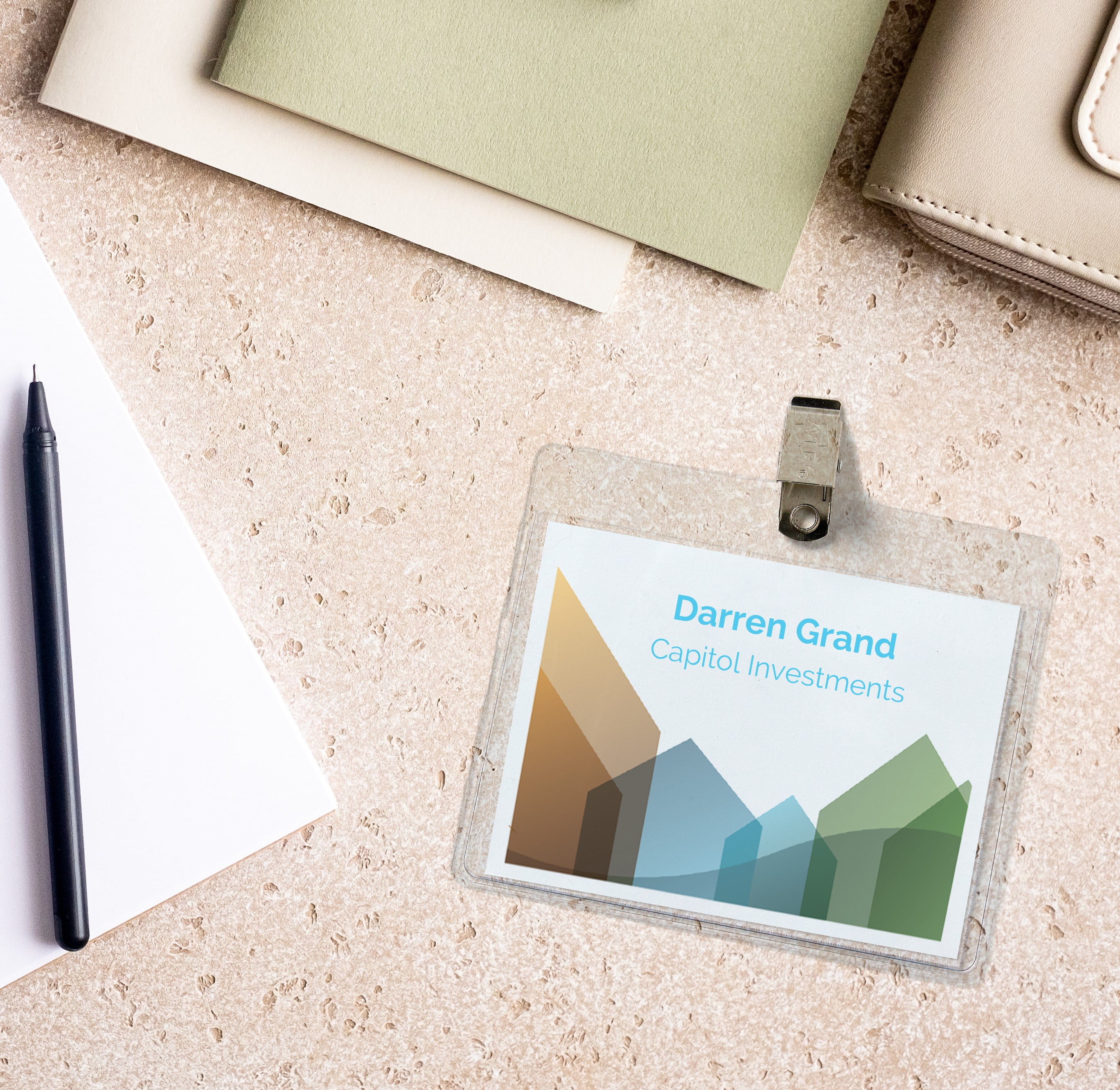 Avery Name Badge Labels, 3" x 4", Paper, White, Clip Style, Holders, Laser/Inkjet, 50 Badges (74536)