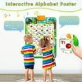 thumbnail image 3 of Interactive Alphabet Wall Chart for Kids Best Gifts early education English alphabet point reading hanging book English, 3 of 5