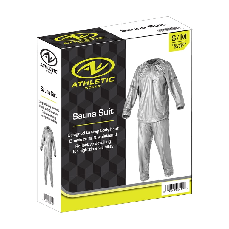 Athletic Works Sauna Suit, S/M, Silver - Walmart.com
