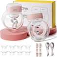 thumbnail image 1 of Extractor de leche portátil manos libres Lucina Baby, 3 modos, 9 niveles, 1 of 9